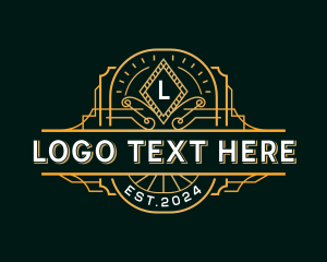 Luxury Ornamental Art Deco logo