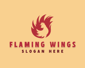 Chicken Rotisserie BBQ logo design