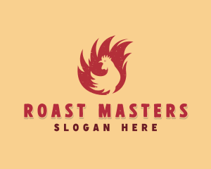 Chicken Rotisserie BBQ logo design