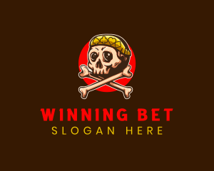 Gaming Skull Casino logo design