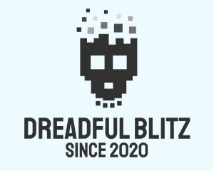 Pixel Skull Game logo