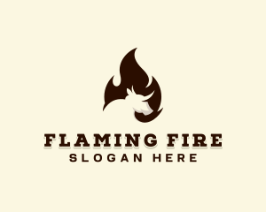 Fire Grill Steakhouse  logo design