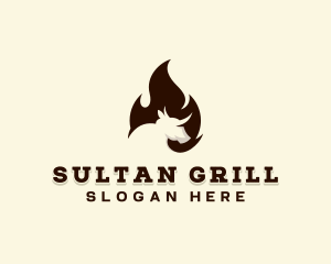 Fire Grill Steakhouse  logo design