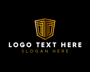 Premium Crest Letter T logo