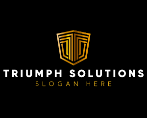 Premium Crest Letter T logo design