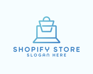 Laptop Bag Shopping  logo design