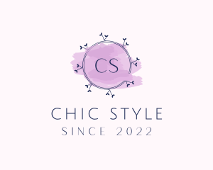 Watercolor Event Stylist logo design