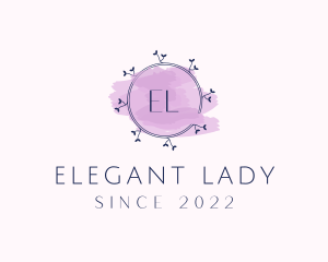 Watercolor Event Stylist logo design