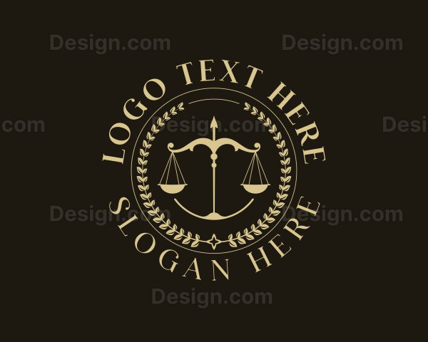 Justice Law Legal Logo