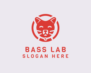 Happy Feline Cat logo design