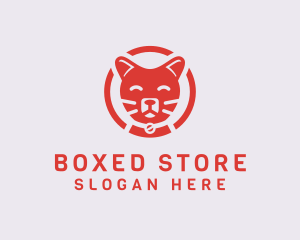 Happy Feline Cat logo design