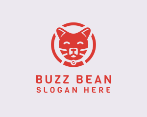 Happy Feline Cat logo design