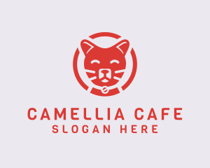 Happy Feline Cat logo design