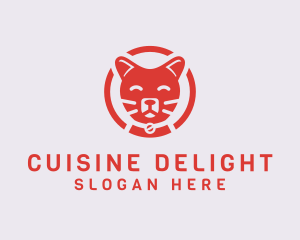 Happy Feline Cat logo design