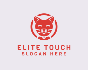 Happy Feline Cat logo design