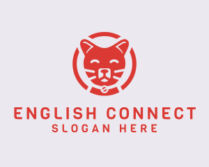 Happy Feline Cat logo design