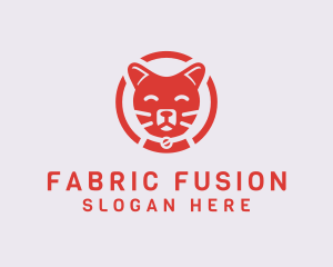 Happy Feline Cat logo design