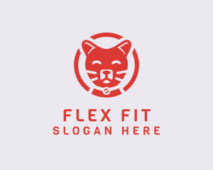 Happy Feline Cat logo design