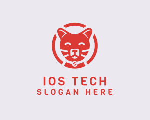 Happy Feline Cat logo design