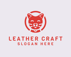 Happy Feline Cat logo design