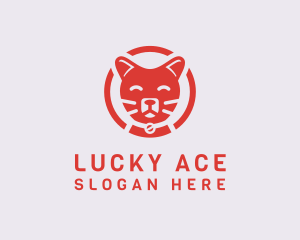 Happy Feline Cat logo design