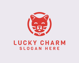 Happy Feline Cat logo design