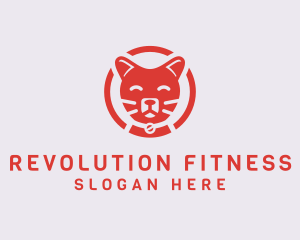 Happy Feline Cat logo design