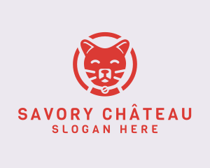 Happy Feline Cat logo design