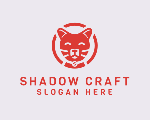 Happy Feline Cat logo design