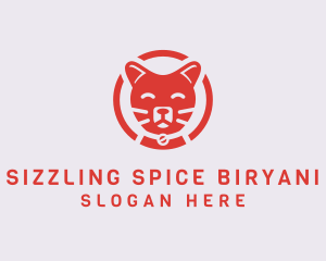 Happy Feline Cat logo design