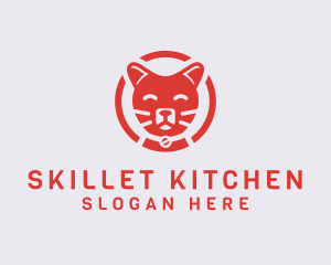 Happy Feline Cat logo design