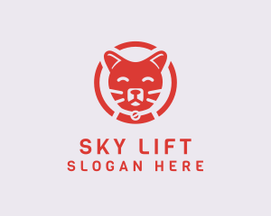 Happy Feline Cat logo design