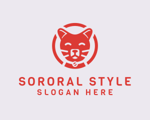 Happy Feline Cat logo design