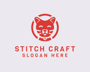 Happy Feline Cat logo design