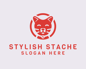 Happy Feline Cat logo design