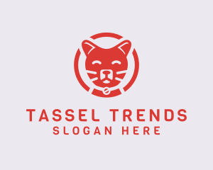 Happy Feline Cat logo design