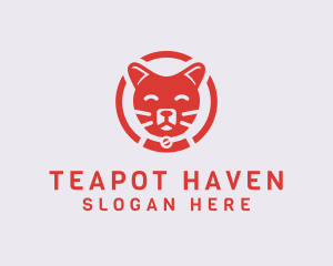 Happy Feline Cat logo design