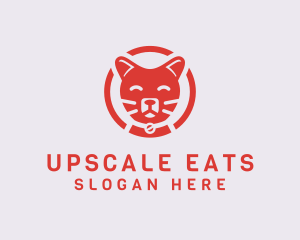 Happy Feline Cat logo design