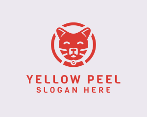 Happy Feline Cat logo design