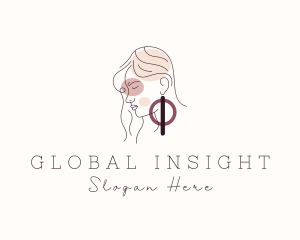 Lady Fashion Stylist  Logo