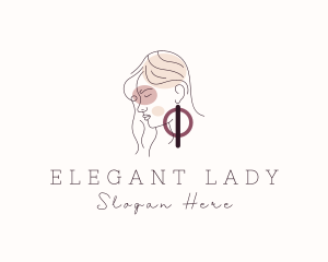 Lady Fashion Stylist  logo design