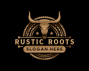 Bull Ranch Farm logo design