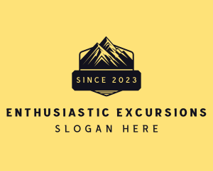 Outdoor Tour Mountain logo design