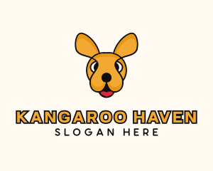 Kangaroo Joey Cartoon logo