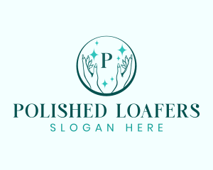 Hand Nail Wellness logo design