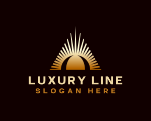 Luxury Brand Pyramid logo design