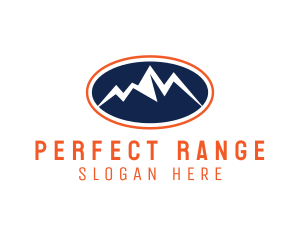 Mountain Range Trekking logo design