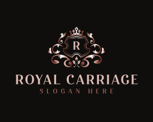 Stylish Royalty Wreath logo design