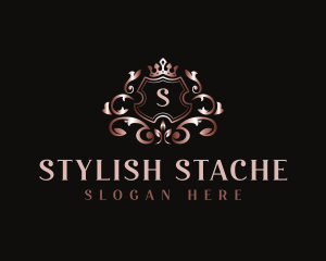 Stylish Royalty Wreath logo design