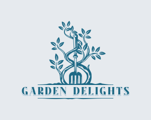 Botanical Rake Yard logo design